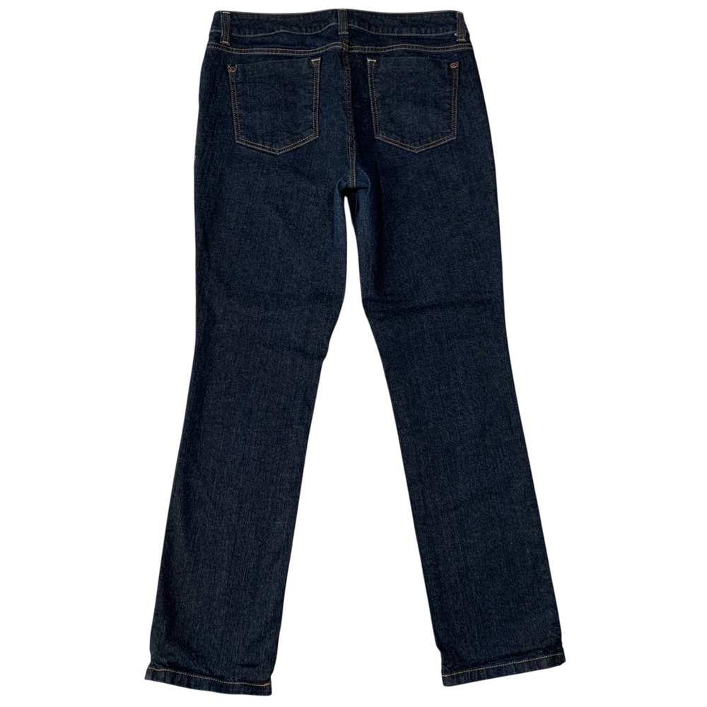 DKNY Jeans Women's Skinny Fit Dark Wash Denim Size 14 32" Inseam Stretch - Picture 2 of 9